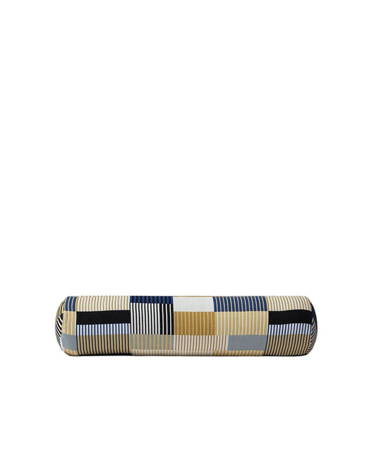Plaid Bolster Pillow.