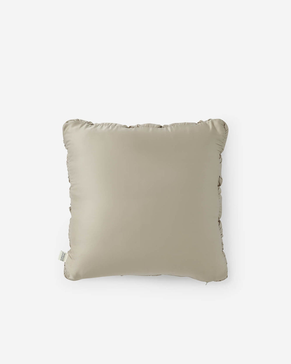 Silky Lyocell Puff Throw Pillow.
