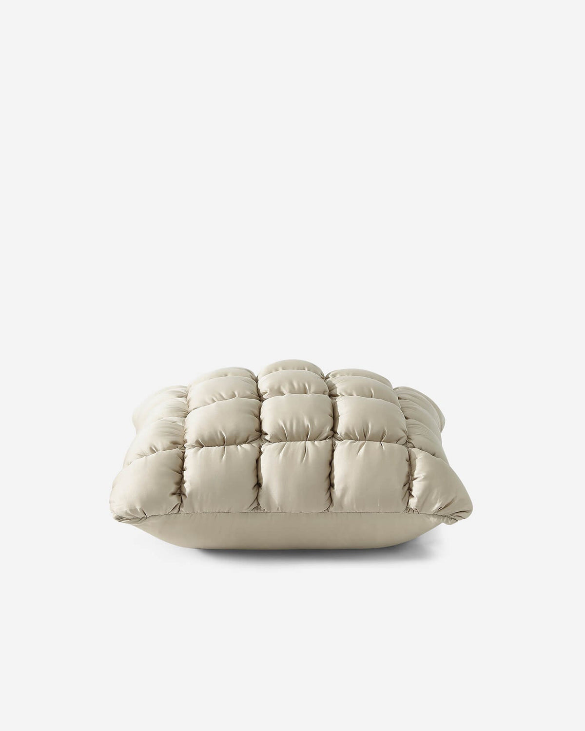 Silky Lyocell Puff Throw Pillow.