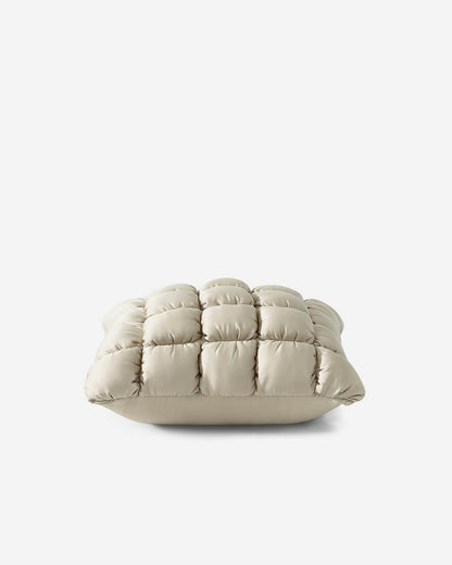 Silky Lyocell Puff Throw Pillow.