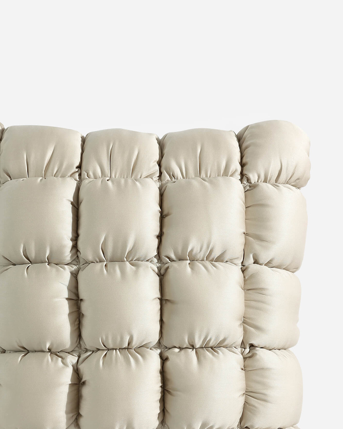 Silky Lyocell Puff Throw Pillow.