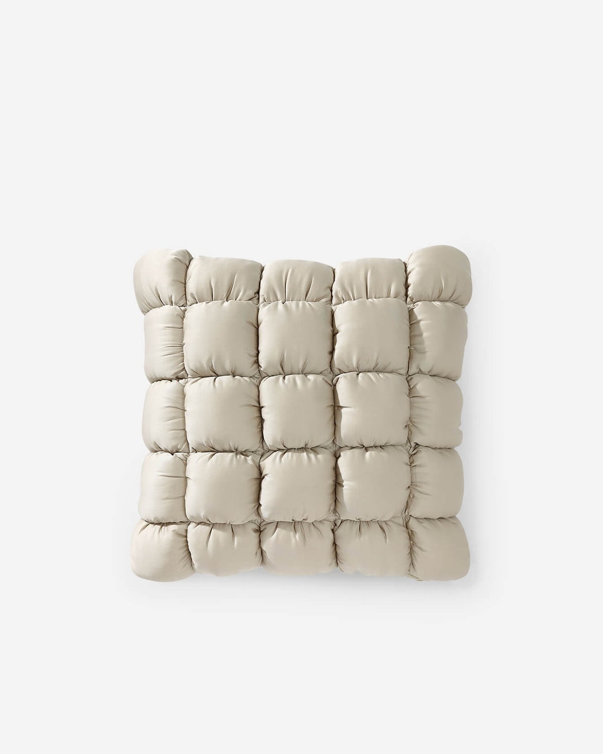 Silky Lyocell Puff Throw Pillow.
