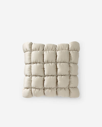 Silky Lyocell Puff Throw Pillow.
