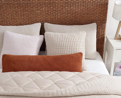 Snug Waffle Throw Pillow.