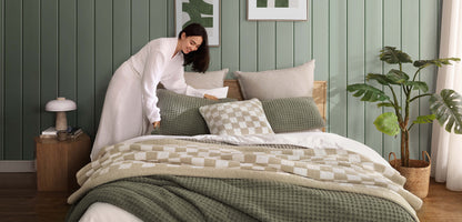 Checkerboard Throw Pillow.