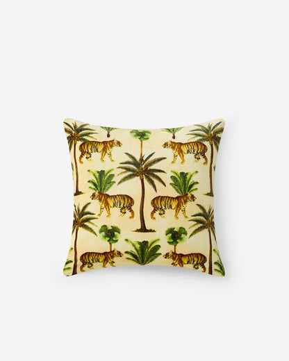 Velvet Tiger Throw Pillow.