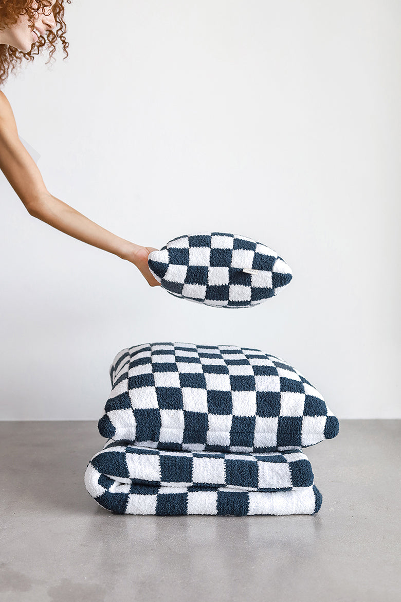 Checkerboard Throw Pillow.