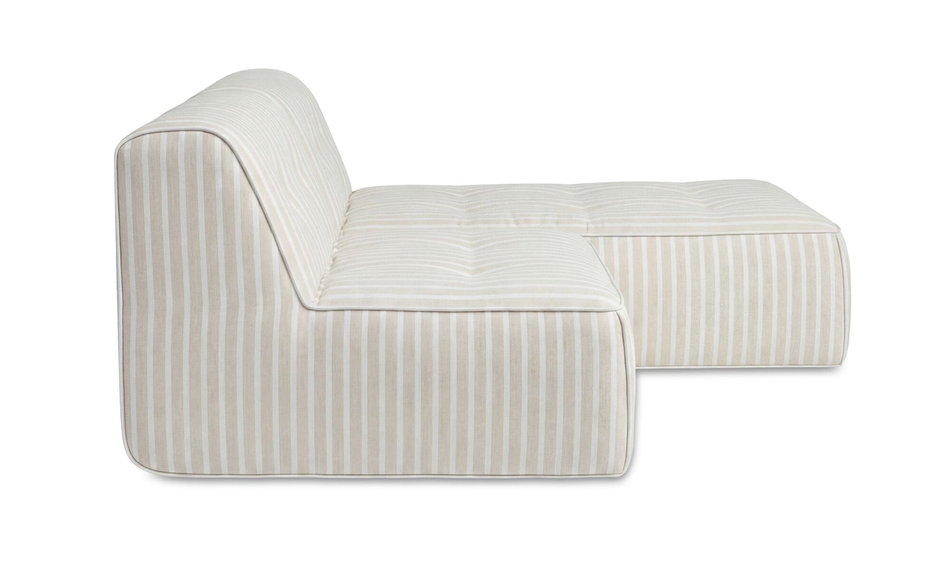 Sunseeker 2 Piece Outdoor Nook Brown Stripe.