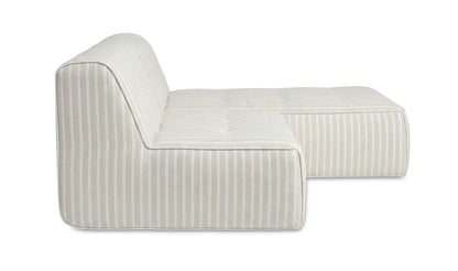 Sunseeker 2 Piece Outdoor Nook Brown Stripe.