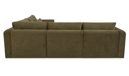 Swift Classic L Modular Sectional Dark Green