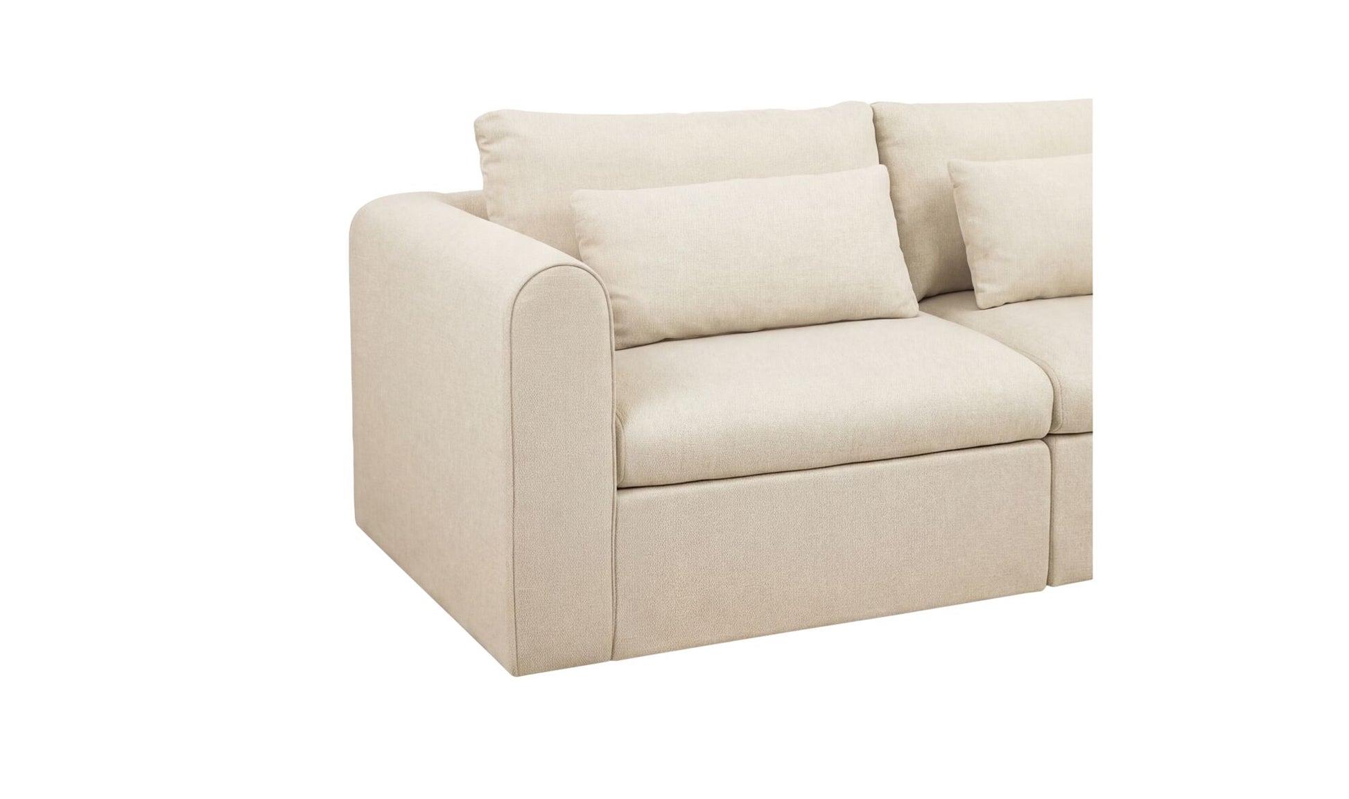 Swift Classic L Modular Sectional Light Beige.
