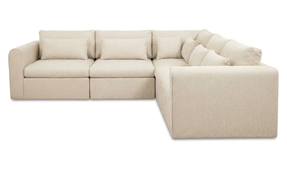 Swift Classic L Modular Sectional Light Beige.