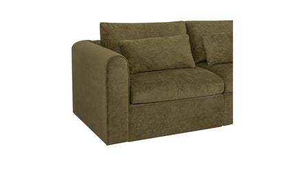 Swift Lounge Modular Sectional Dark Green.