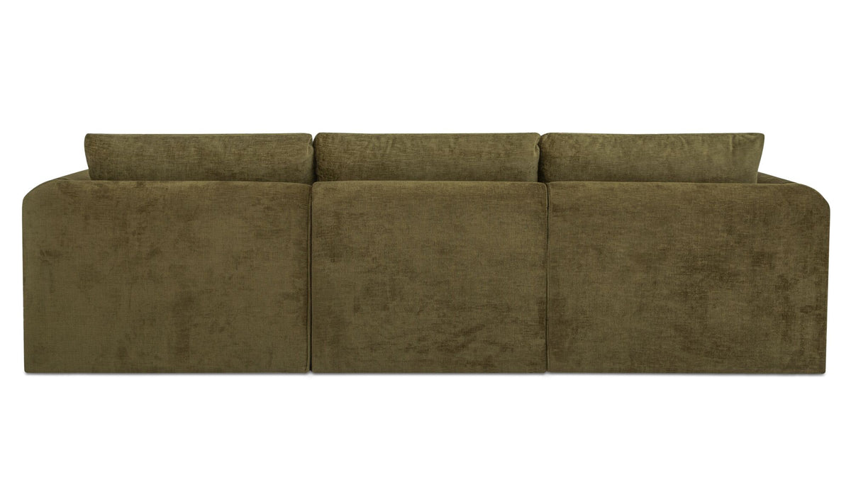 Swift Lounge Modular Sectional Dark Green.