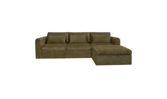 Swift Lounge Modular Sectional Dark Green.