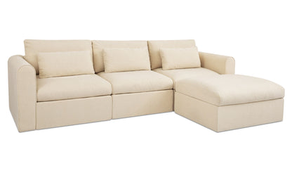Swift Lounge Modular Sectional Light Beige.