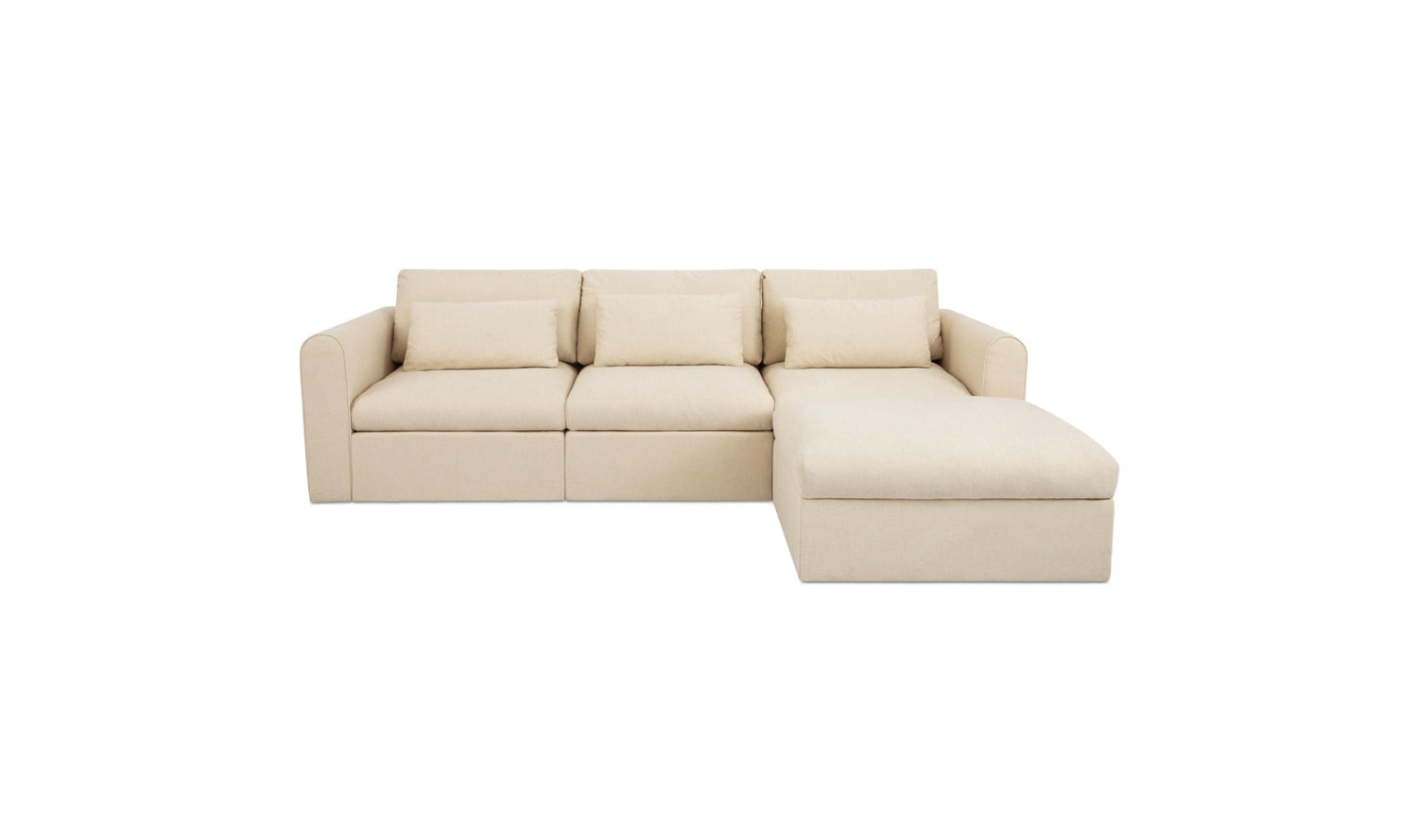 Swift Lounge Modular Sectional Light Beige.