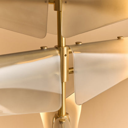 Sycamore Chandelier 3 Tiers in Dawn Grey.
