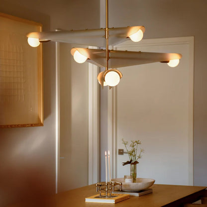 Sycamore Chandelier 3 Tiers in Dawn Grey.