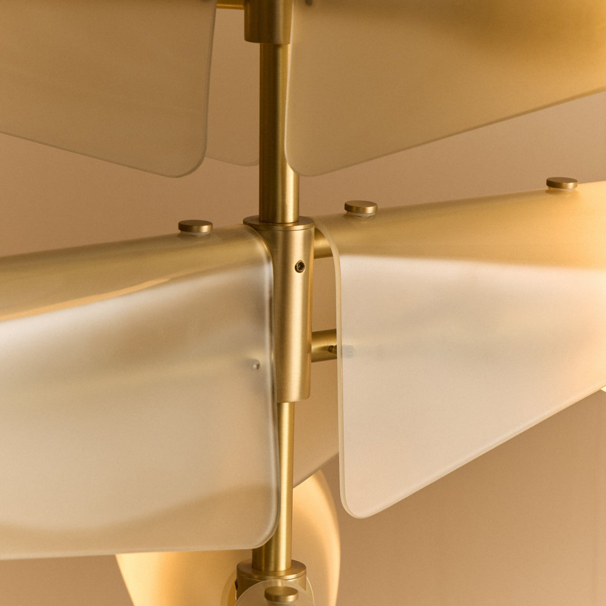 Sycamore Chandelier 5 Tiers in Dusk Pink.