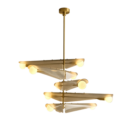 Sycamore Chandelier 5 Tiers in Dawn Grey.