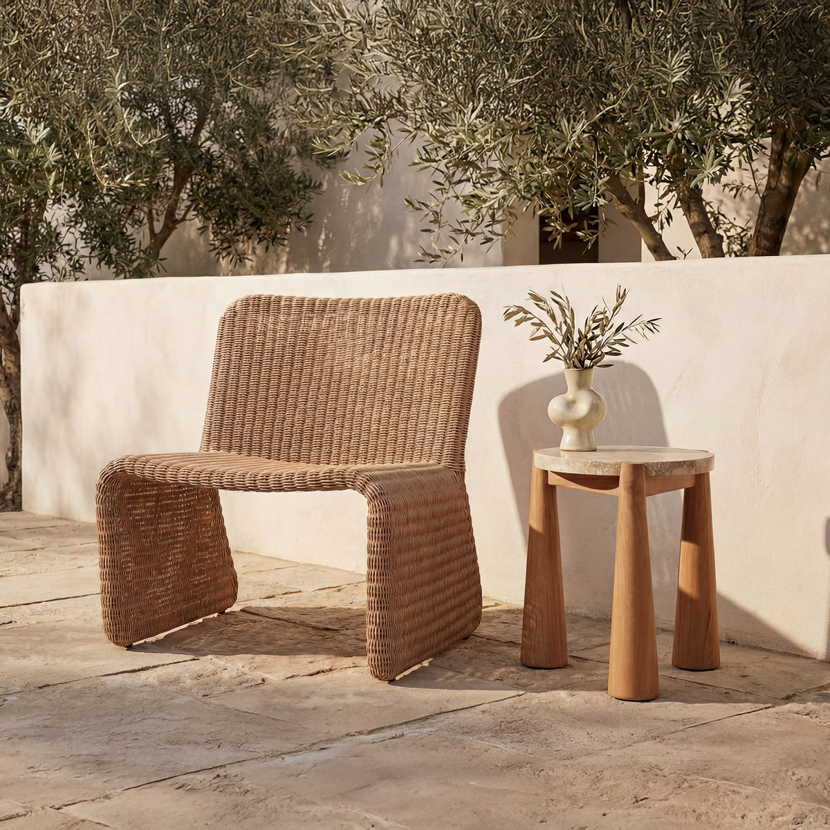 Pax Outdoor Side Table Natural additional view