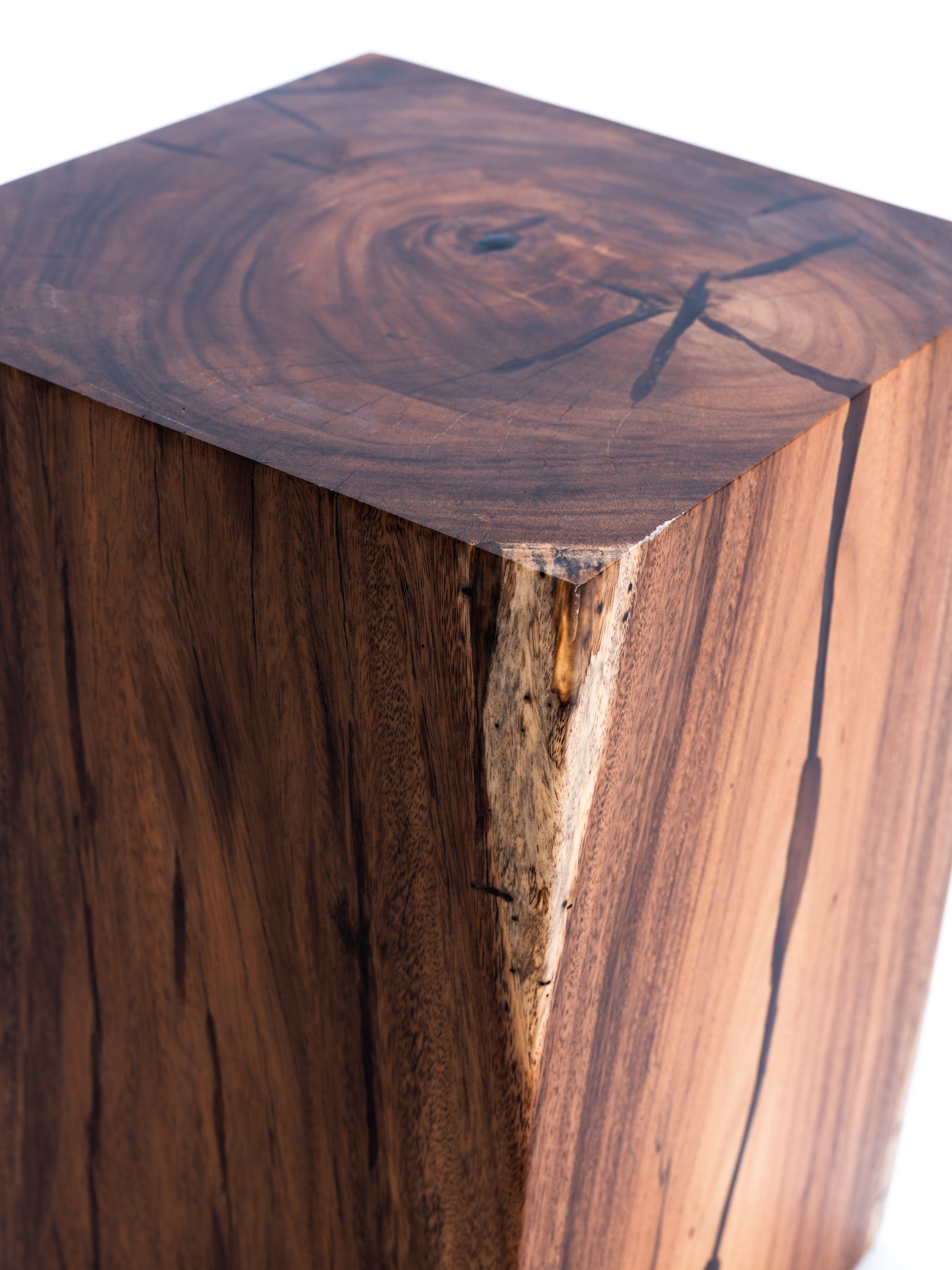 Sculptural Costa Rican Hardwood Stool / Side Table Reserva Collection — No. 01.