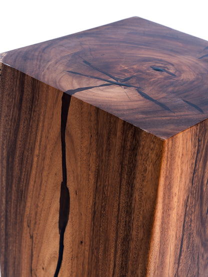 Sculptural Costa Rican Hardwood Stool / Side Table Reserva Collection — No. 01