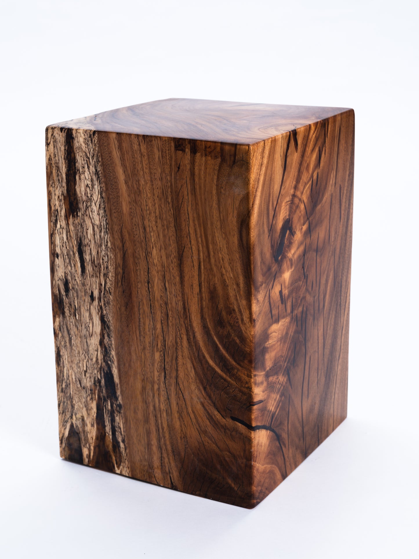 Sculptural Costa Rican Hardwood Stool / Side Table Reserva Collection — No. 02