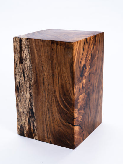 Sculptural Costa Rican Hardwood Stool / Side Table Reserva Collection — No. 02