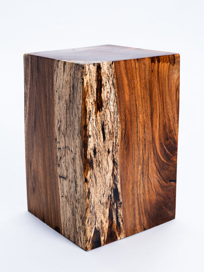 Sculptural Costa Rican Hardwood Stool / Side Table Reserva Collection — No. 02
