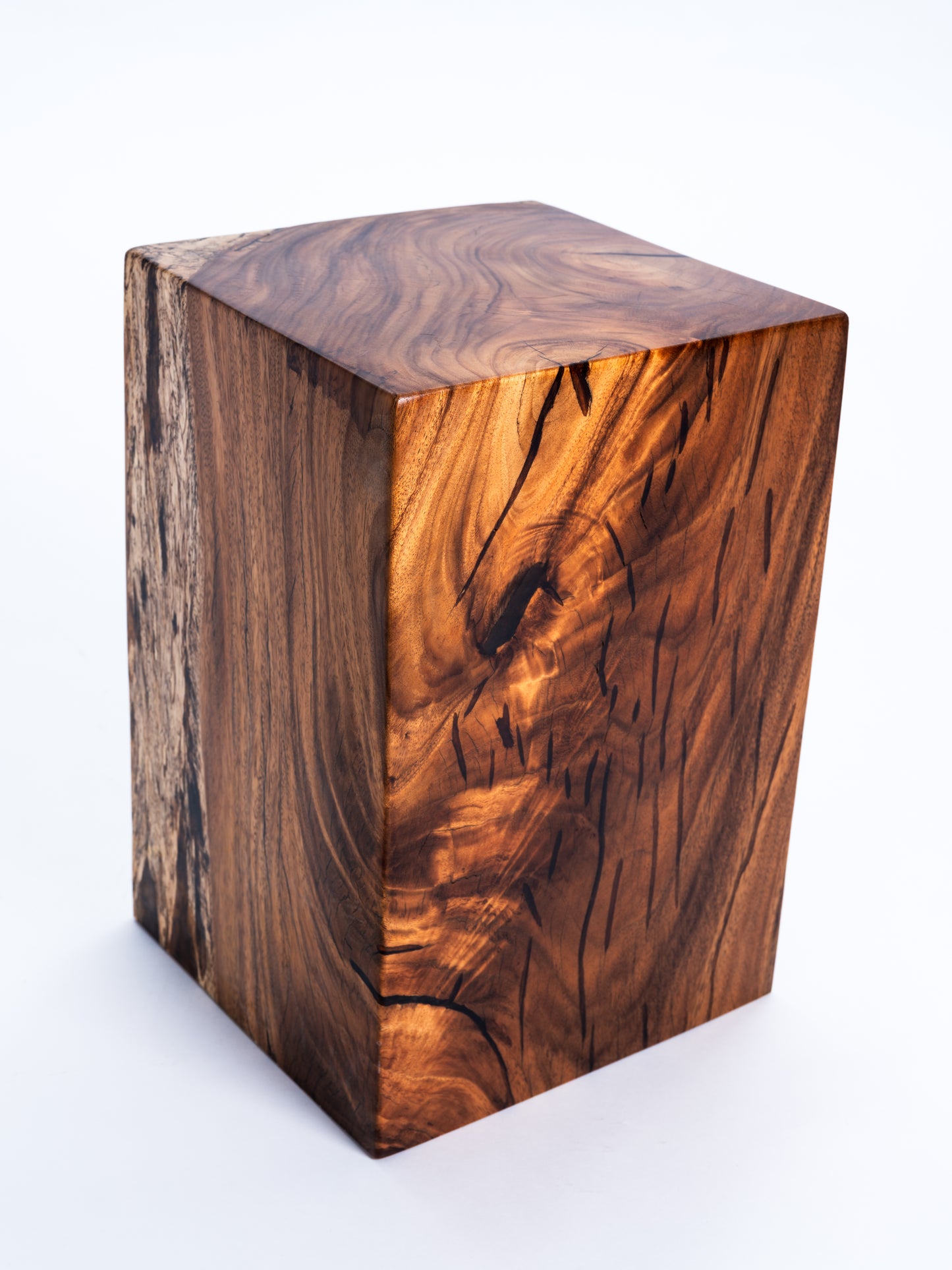 Sculptural Costa Rican Hardwood Stool / Side Table Reserva Collection — No. 02