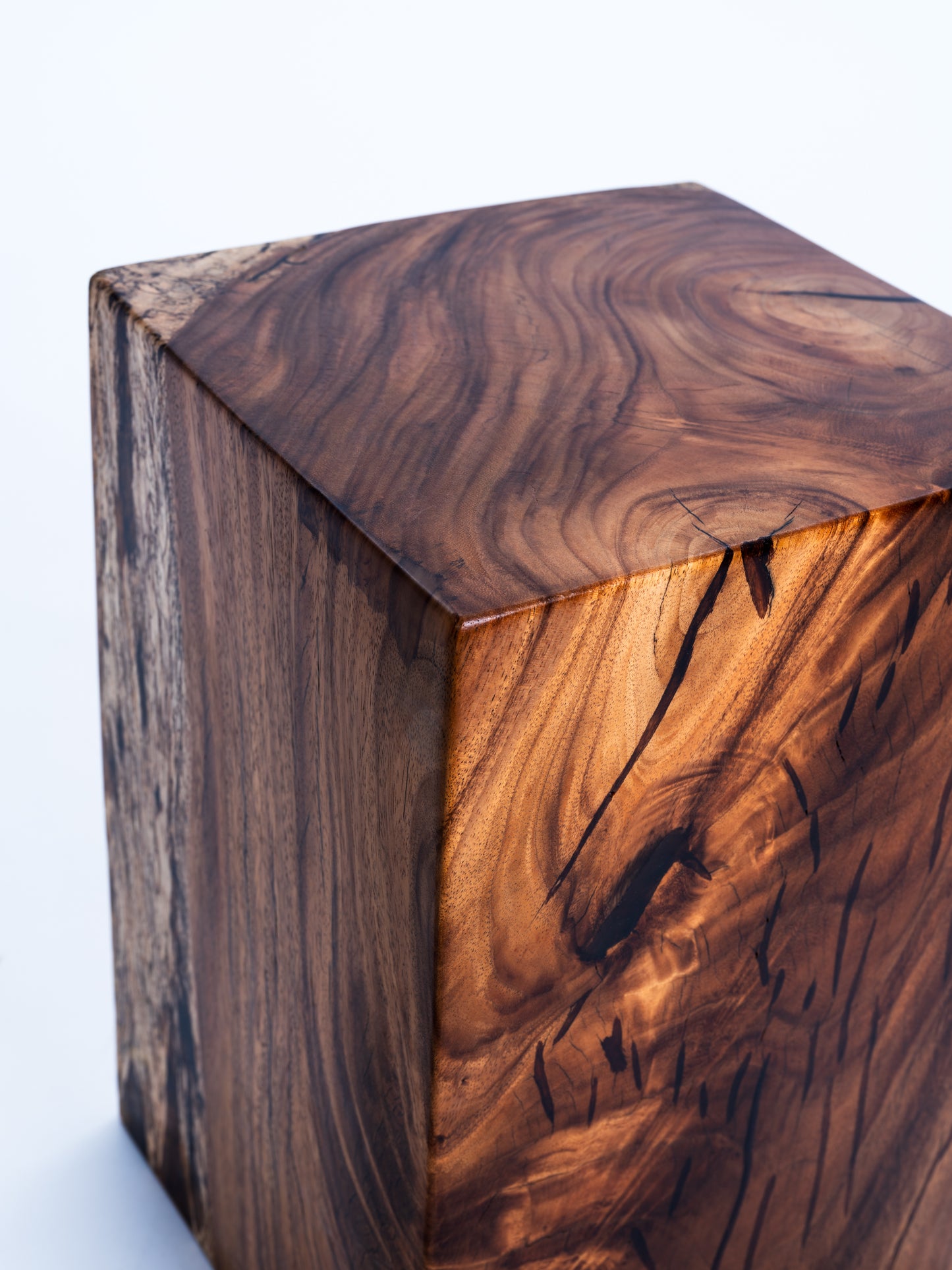 Sculptural Costa Rican Hardwood Stool / Side Table Reserva Collection — No. 02