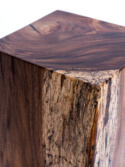 Sculptural Costa Rican Hardwood Stool / Side Table Reserva Collection — No. 02