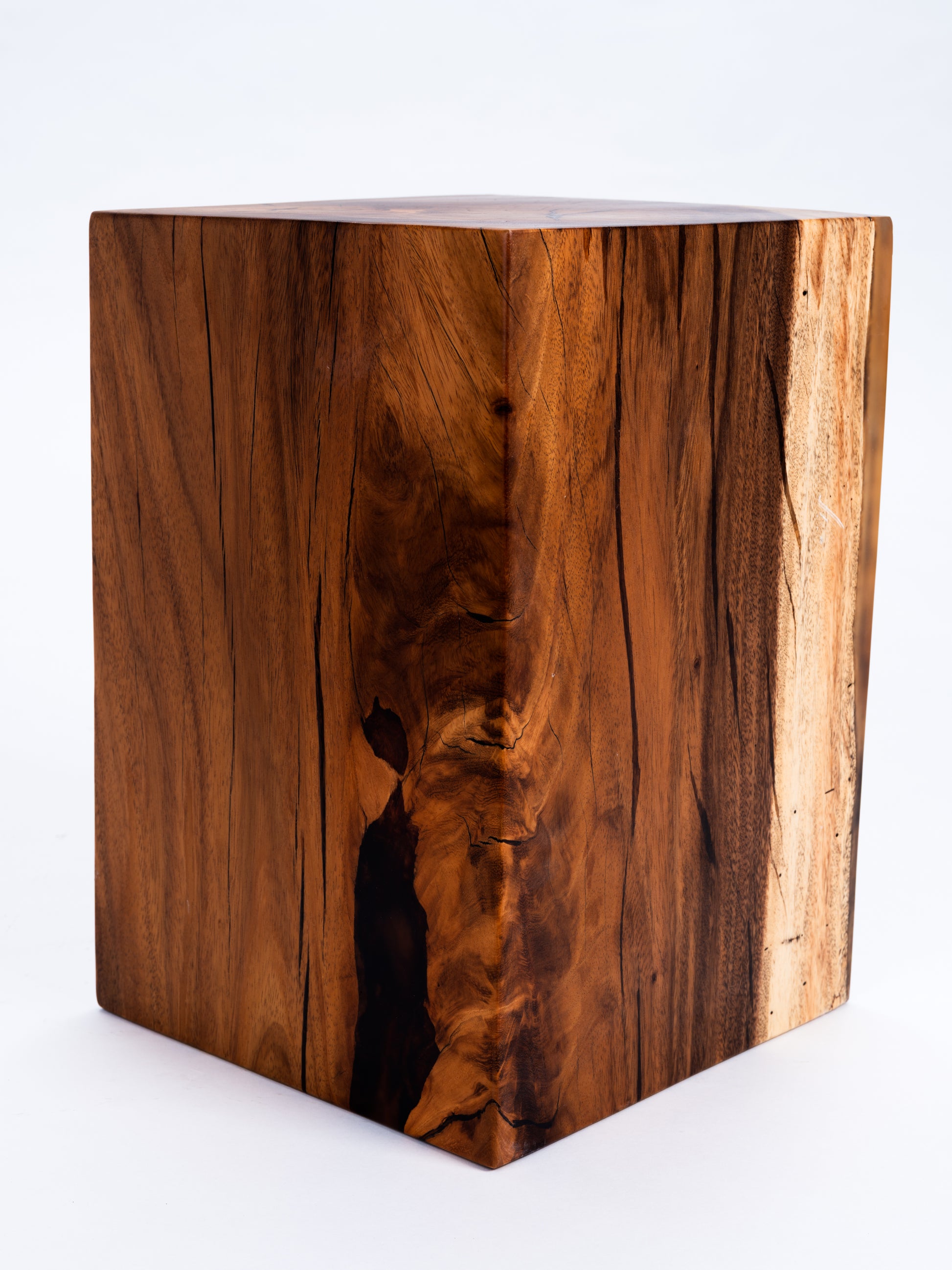 Sculptural Costa Rican Hardwood Stool / Side Table Reserva Collection — No. 03.