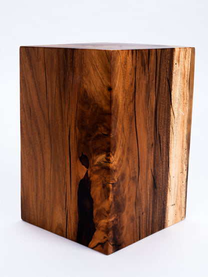 Sculptural Costa Rican Hardwood Stool / Side Table Reserva Collection — No. 03.