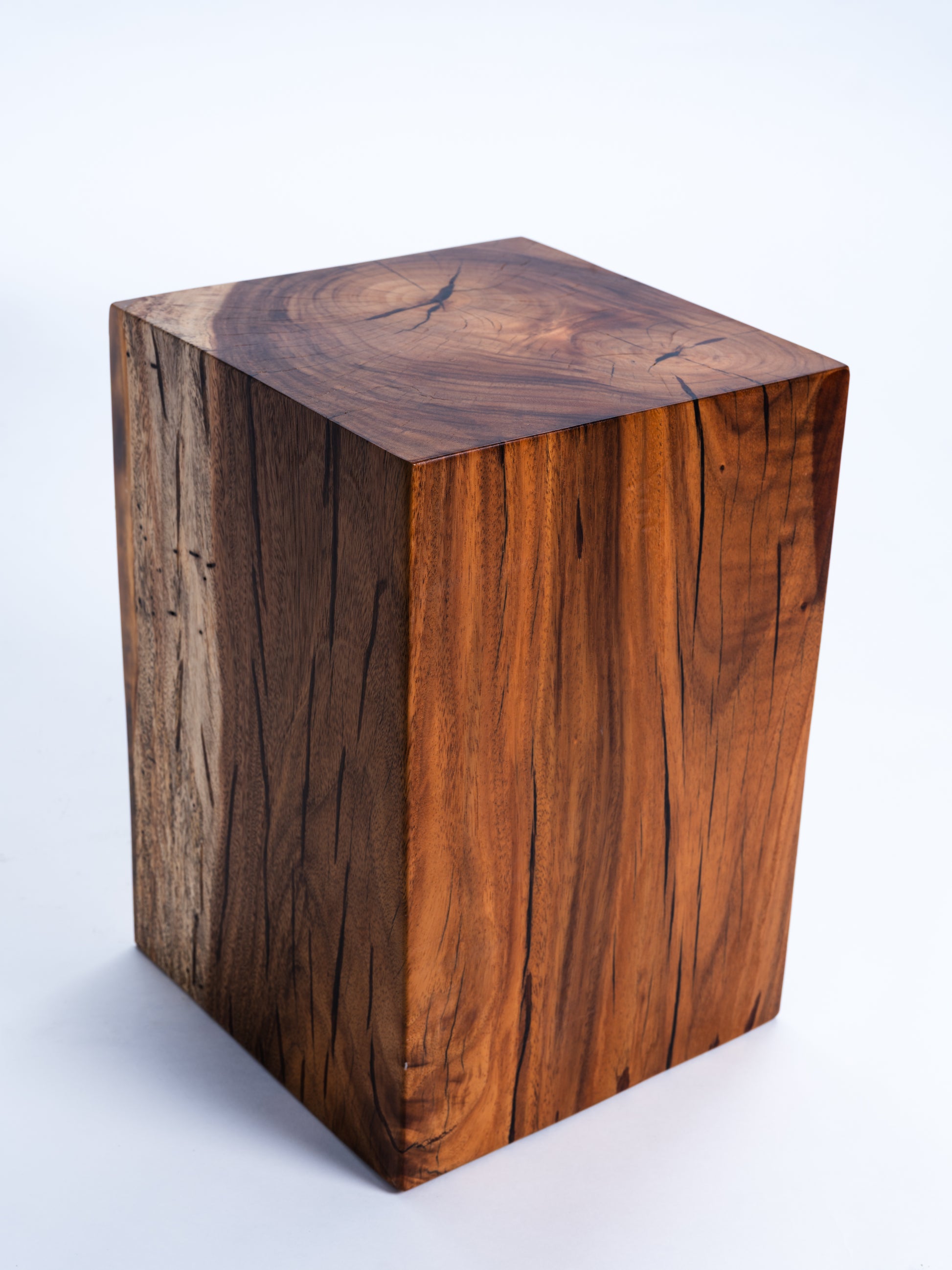 Sculptural Costa Rican Hardwood Stool / Side Table Reserva Collection — No. 03.