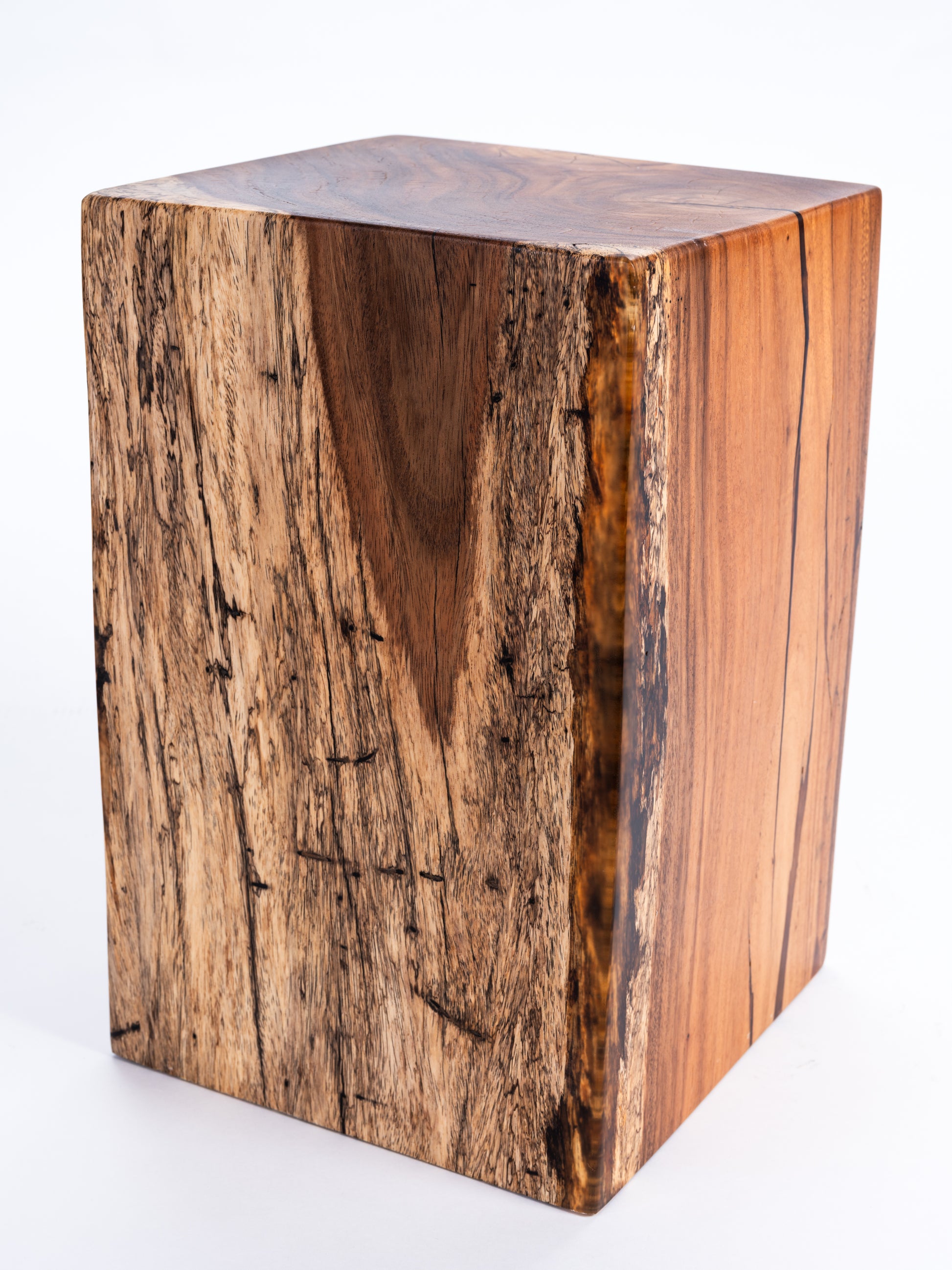 Sculptural Costa Rican Hardwood Stool / Side Table Reserva Collection — No.05.