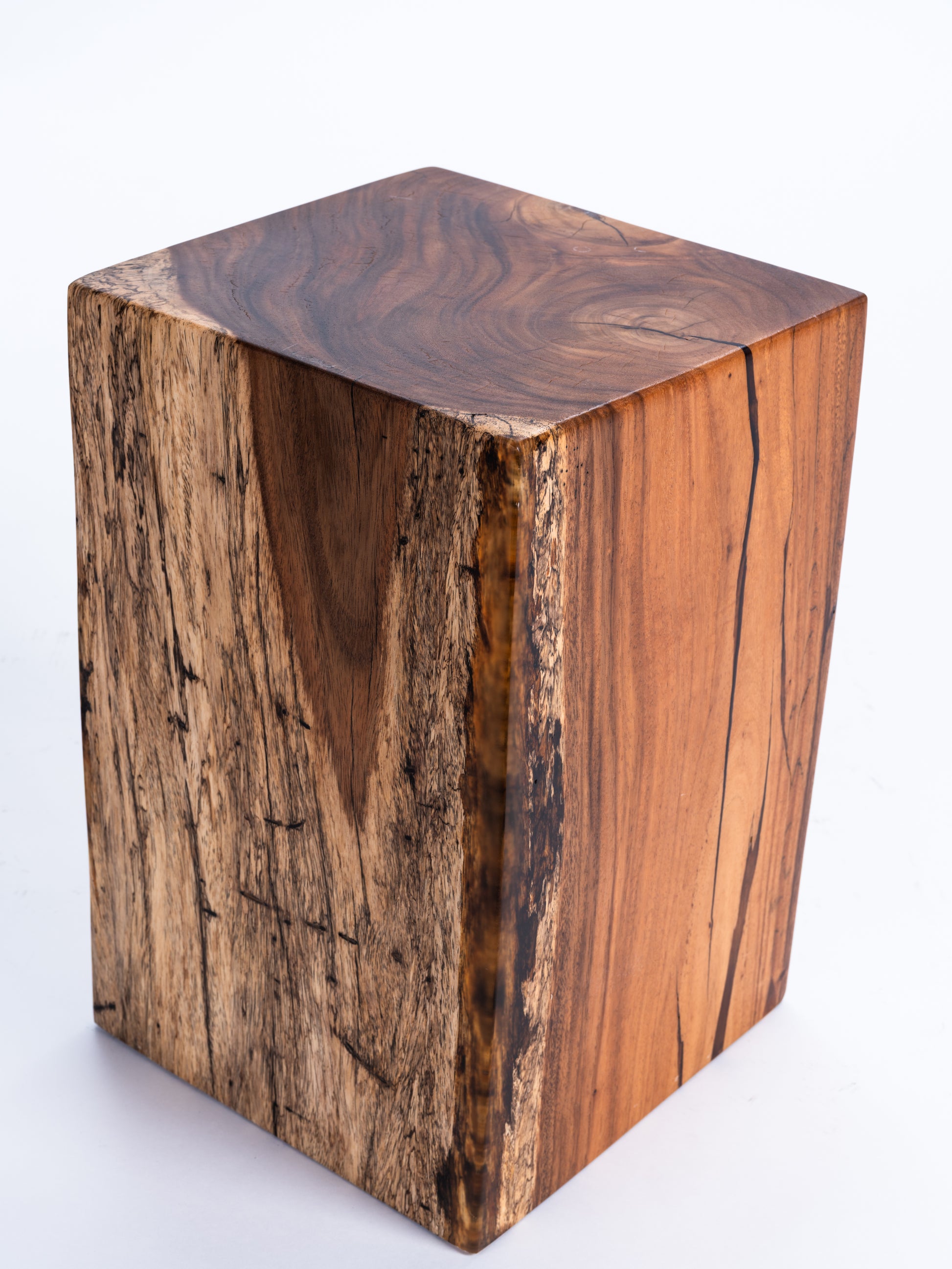 Sculptural Costa Rican Hardwood Stool / Side Table Reserva Collection — No.05.
