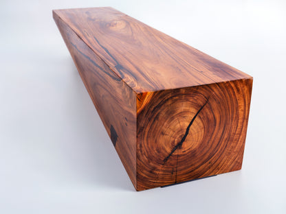 Sculptural Costa Rican Hardwood Bench Reserva Collection — No. 09.