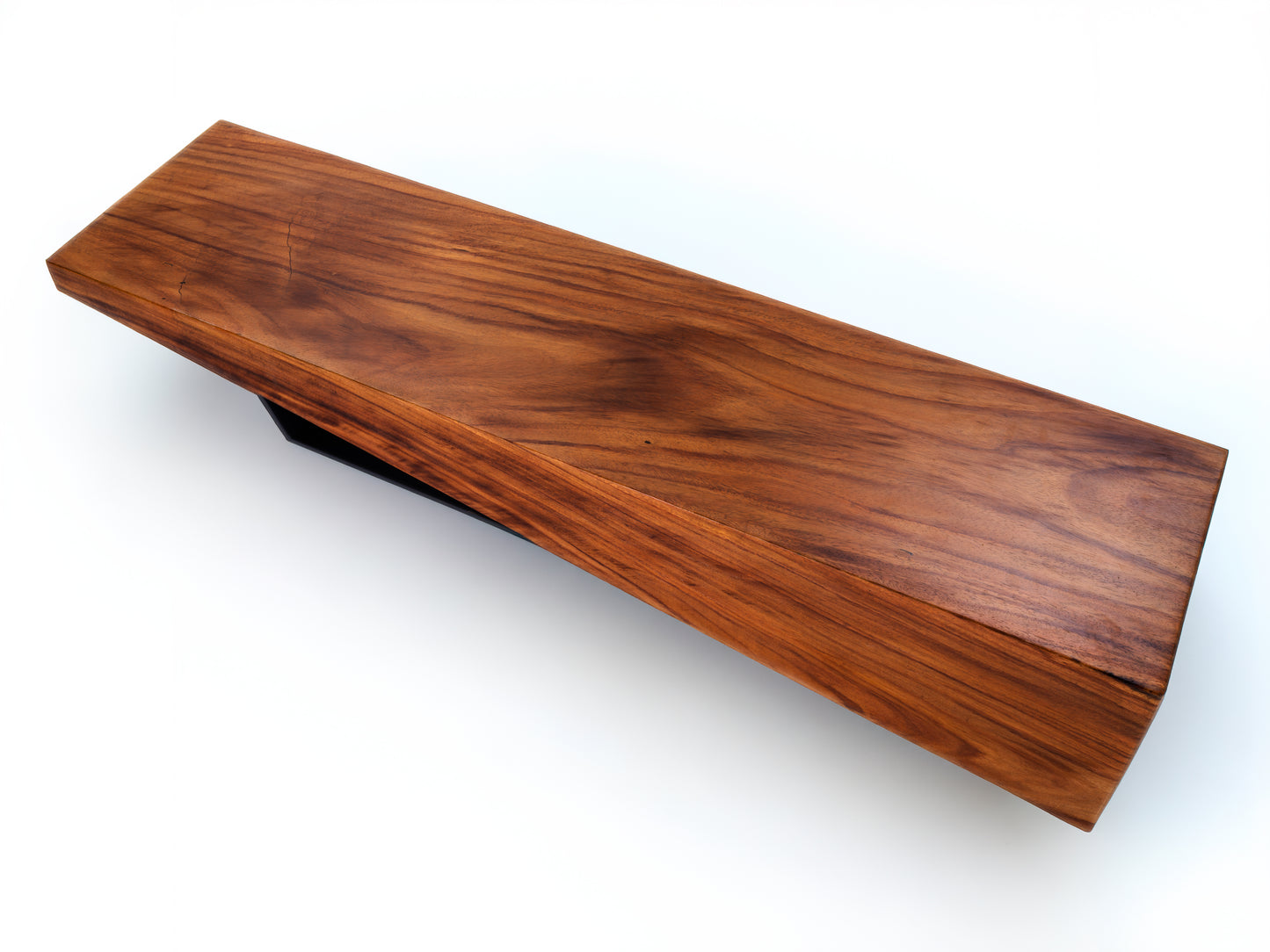 Sculptural Costa Rican Hardwood Bench Reserva Collection — No. 11
