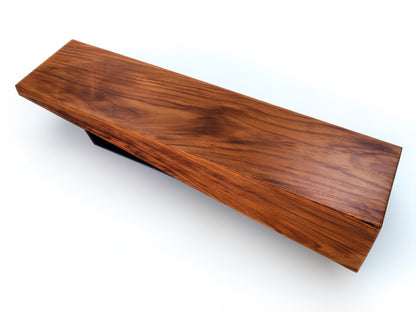 Sculptural Costa Rican Hardwood Bench Reserva Collection — No. 11