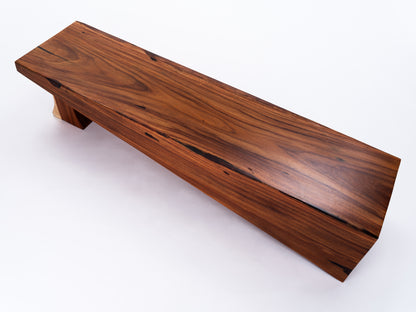 Sculptural Costa Rican Hardwood Bench Reserva Collection — No. 12.
