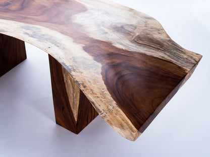 Sculptural Costa Rican Hardwood Table or Desk Reserva Collection — No. 13