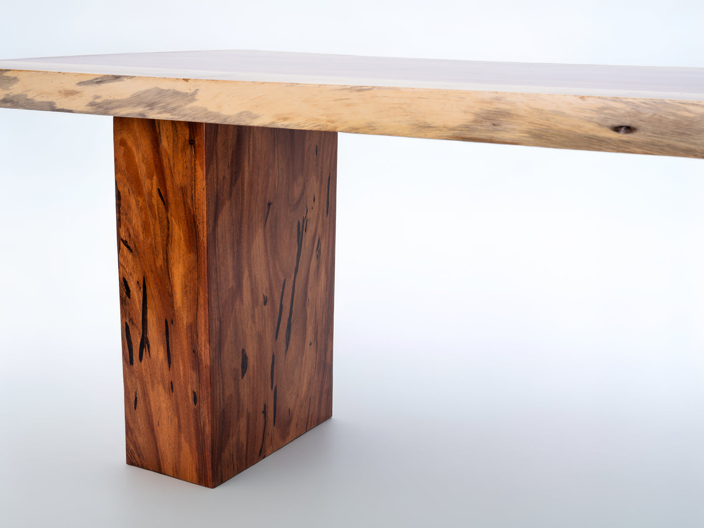 Sculptural Costa Rican Hardwood Table or Desk Reserva Collection — No. 14