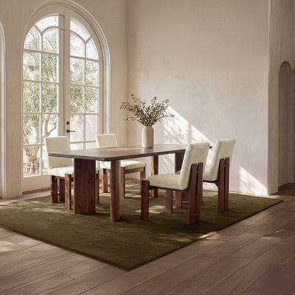 Mia Dining Chair Beige-Set of Two lifestyle