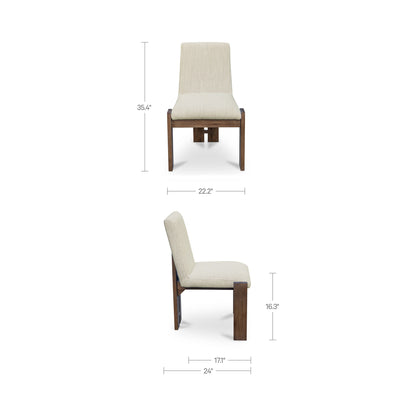 Mia Dining Chair Beige-Set of Two product image 10