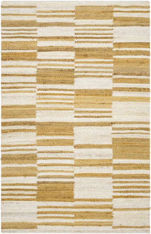 Thyra Broken-Striped Jute Rug