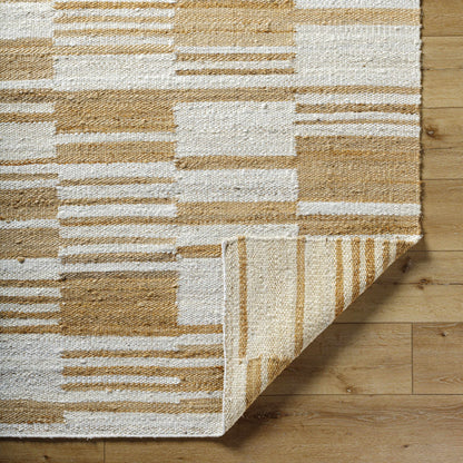 Thyra Broken-Striped Jute Rug