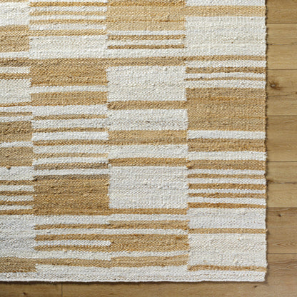 Thyra Broken-Striped Jute Rug